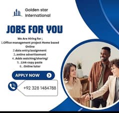 Online Part time/full time/home job/Assignments/Typing/Data entry/Ads 0