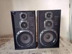 JVC branded speakers woofer without amplifier.