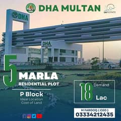 5 Marla Residential Plot in P Block