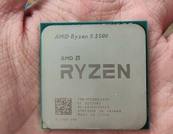 AMD Ryzen 5 5500 better than Ryzen 5 3600 Chip Only 0