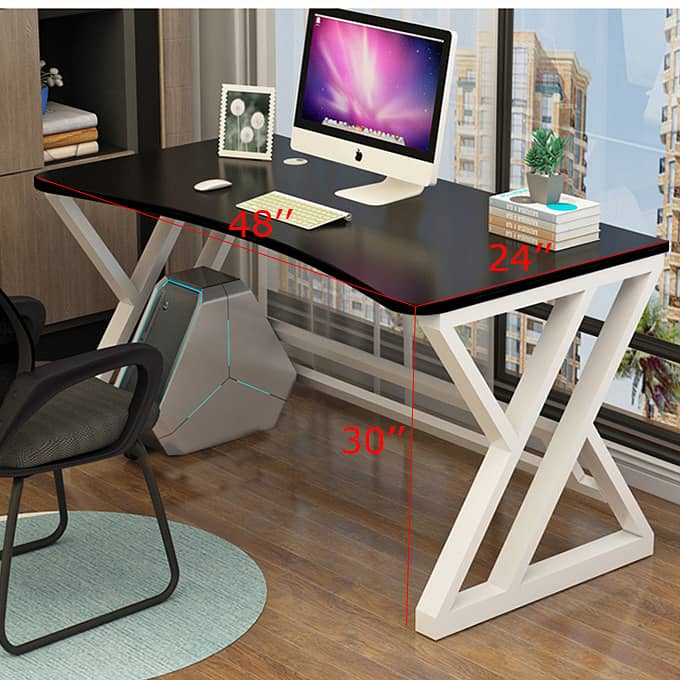 Modern Desktop Computer Desk Gaming PC Laptop Desk Work Table 8