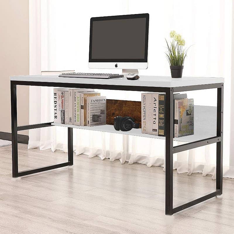 Modern Desktop Computer Desk Gaming PC Laptop Desk Work Table 11