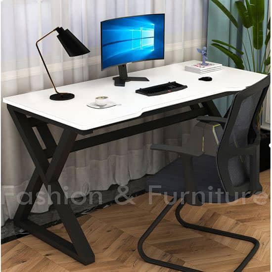 Modern Desktop Computer Desk Gaming PC Laptop Desk Work Table 14