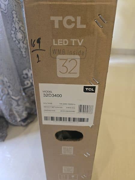 BRAND NEW TCL 32 INCH TV D3400 Only 35 Thousans 1