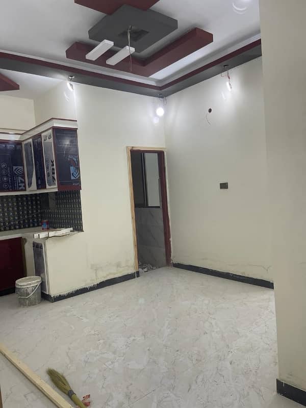 BRAND-NEW FLAT 2 BAD GROUND FLOOR NEAREST RASHID MINHAS ROAD 16