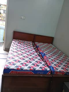 2 single bed, with 2 gadda for sale