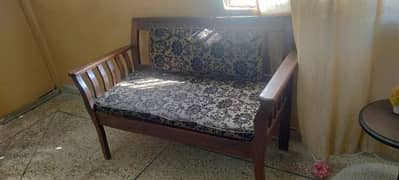 Sofa set with two tables urgent sale