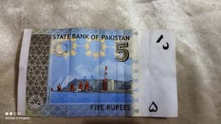 notes for Collection. 5 rupees,10 rupees,1 dollar. price:500