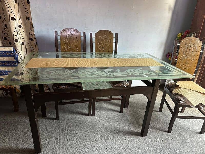 **Elegant 6-Person Dining Table Set for Sale** 10