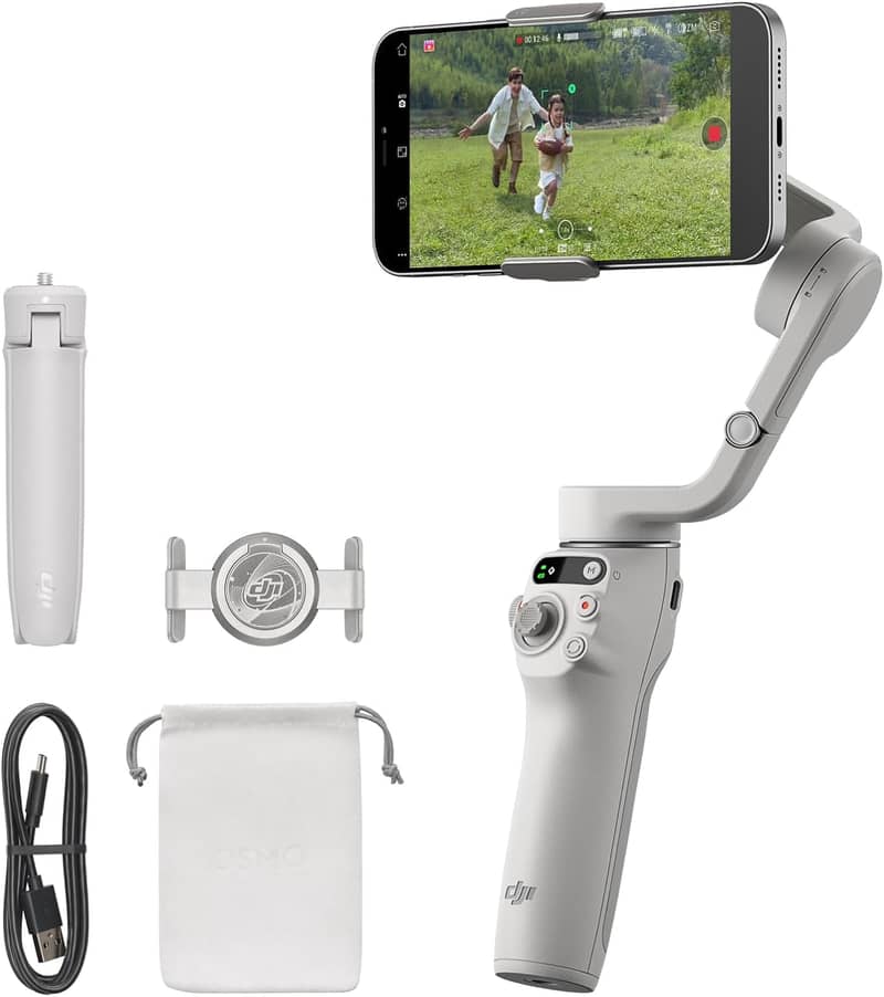 DJI Osmo Mobile 6 Smartphone Gimbal 3-Axis Stabilization, ActiveTrack 3