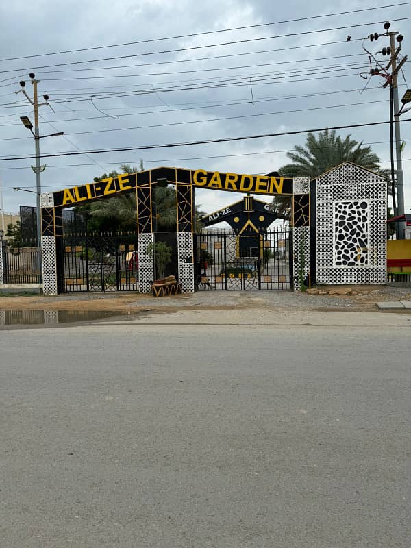 Alize garden 120 sq yards plot for sale 1