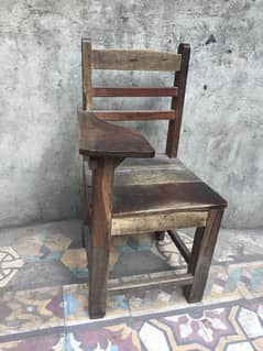 wooden chairs and benches