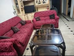 sofa set with table