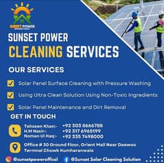 Solar Cleaning Staff ONLY 6 Hours Job/Day (Evening)