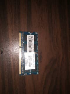 Laptop ddr3 Ram 2gb