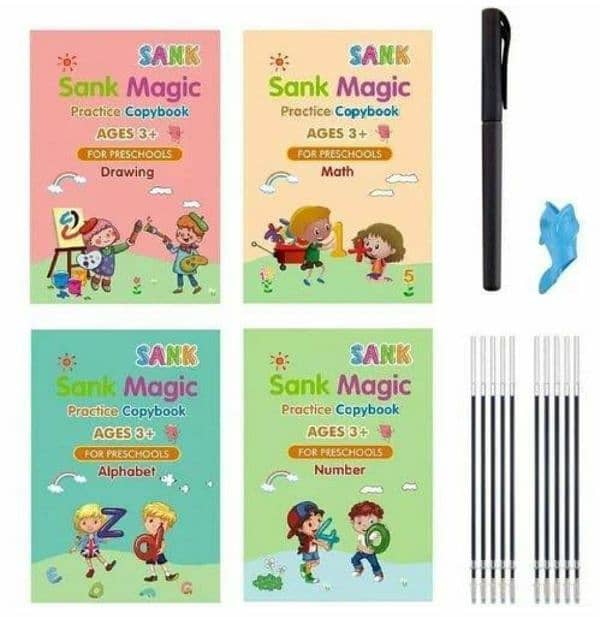 Sank Magic Practice Copybook Set Of 4 Books 0