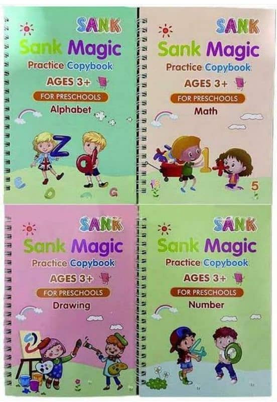 Sank Magic Practice Copybook Set Of 4 Books 1