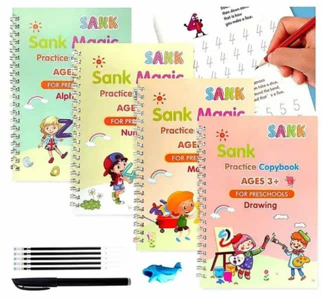 Sank Magic Practice Copybook Set Of 4 Books 4