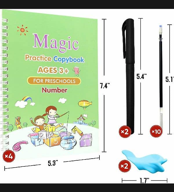 Sank Magic Practice Copybook Set Of 4 Books 5