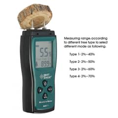 AS971 Smart Sensor Wood Moisture Meter In Pakistan