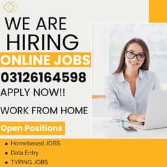 Online Part time/full time/home base job/Typing/Data entry