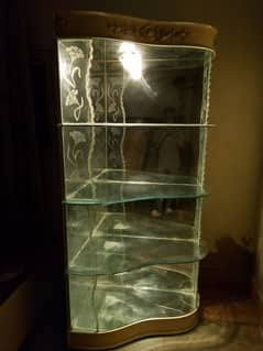 Glass Corner Showcase