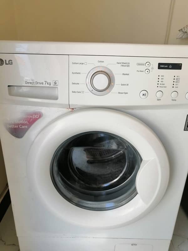 LG 7kg washing machine 2