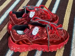 Spider man color shoes for girls