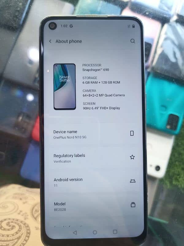 one plus N10 5G 6 128 PTA approved 4