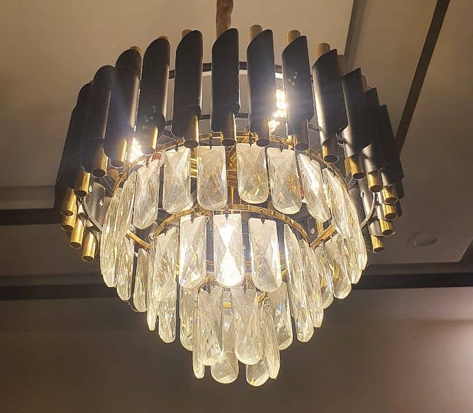 Round Crystal Chandelier 1