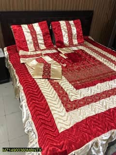 8 pice Malai Silk  bed set free delivery All Pakistan