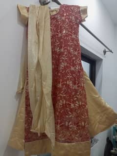 3 piece dress with shameez beautiful fancy work done