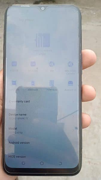 Tecno spark 7t  4 64 with Box urgent sale 3