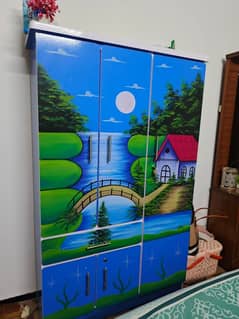 Kids Painted Wardrobe