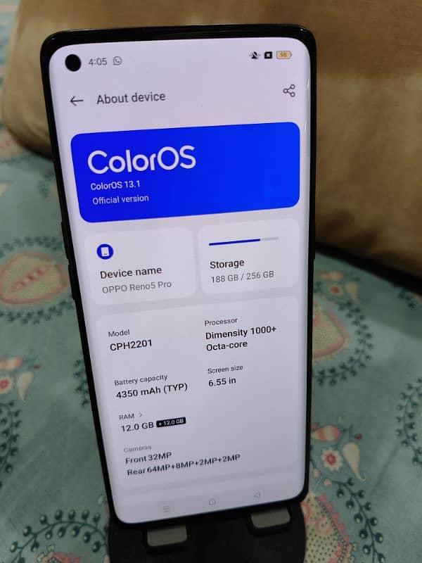 OPPO Reno 5 Pro 256/12gb with box 5