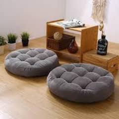 2pc velvet floor cushion