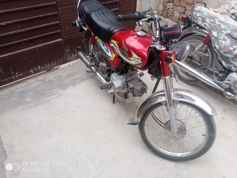 honda cd 70 22/23 first owner 1