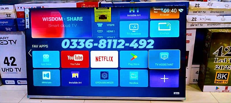 42" 48" 55" 65" 75" Smart Led Tv New Model 2024 0