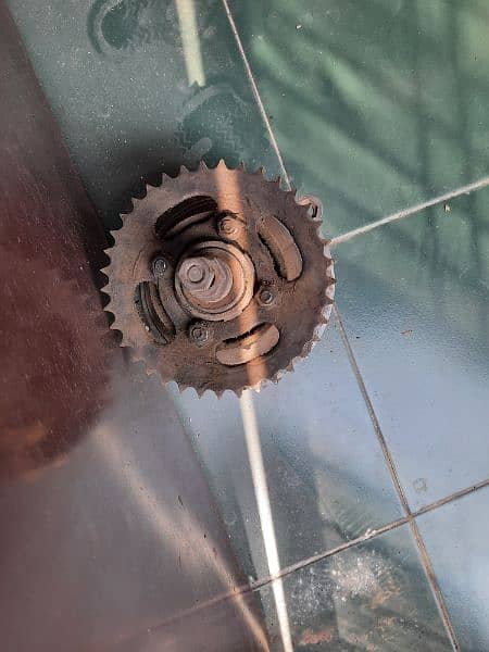 kawasaki gto 100/110 back hub mukamal geninue 2