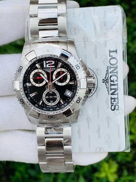 Longines HydroConquest Quartz Chronograph 41mm Mens Watch 1