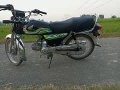 Honda cd 70cc 2023 model black color