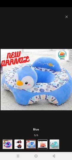 Plush Blue Sofa Seat for babies