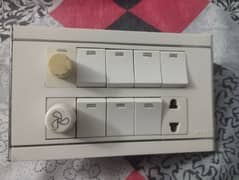 switch board plates with buttons