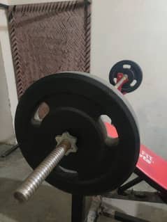 gym bench press 50 kg kit