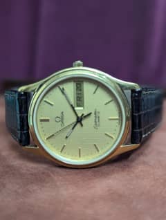 Omega seamaster vintage gold plated watch