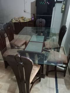 6 chairs dinning Table