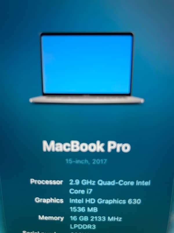 Macbook Pro 2017 A1707 15 Inch 16GB/512GB 4