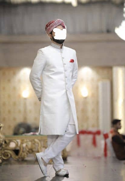 Groom's wedding sherwani and khussa package 3