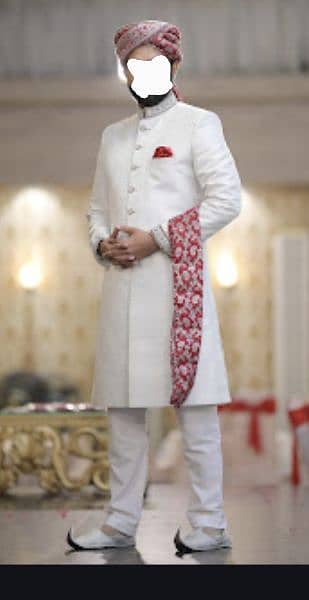 Groom's wedding sherwani and khussa package 4