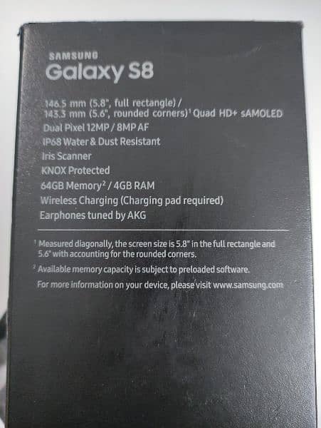 Samsung galaxy S8 5